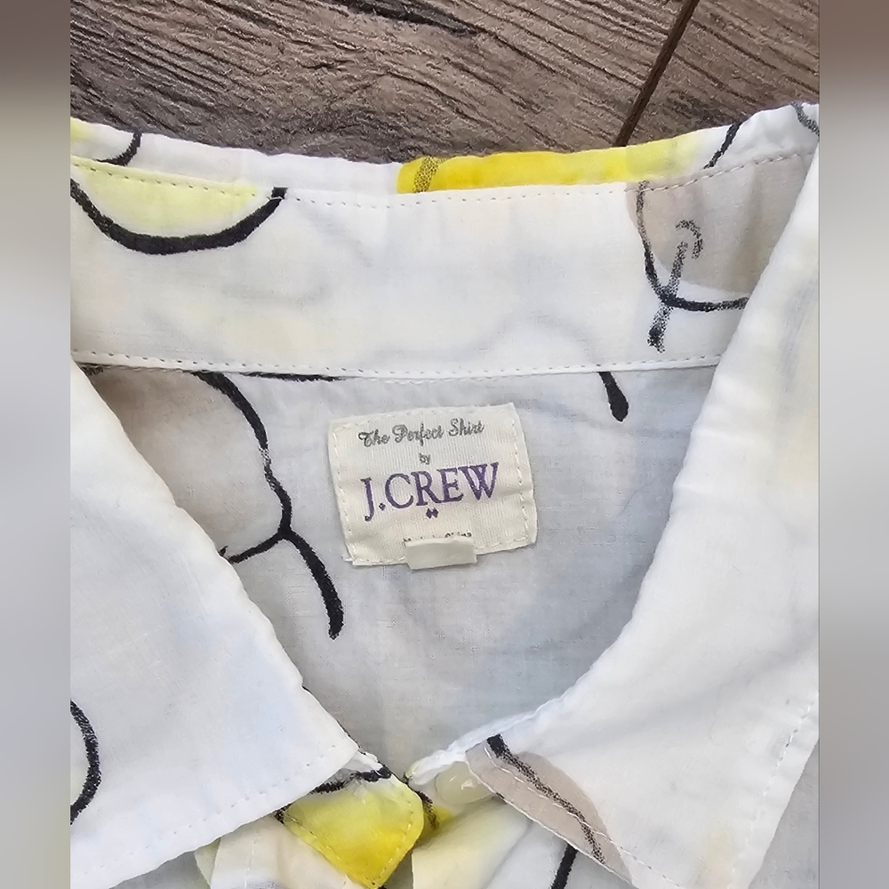 J.Crew Button-Down Lightweight Spring Summer - image 2